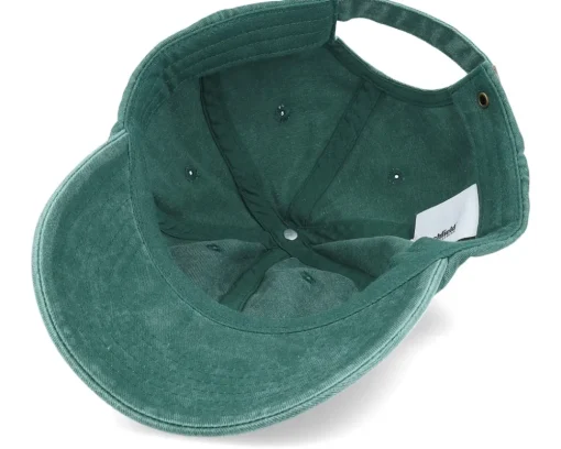 Dad Cap-Fair Breath Side Logo Washed Dad Cap - Green