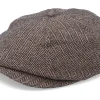 Flat Caps-Brixton Brood Brown/Khaki Snap Cap -
