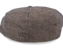 Flat Caps-Brixton Brood Brown/Khaki Snap Cap -