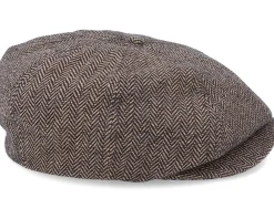 Flat Caps-Brixton Brood Brown/Khaki Snap Cap -