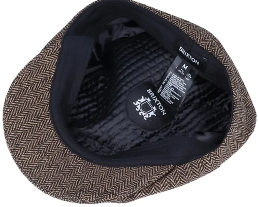 Flat Caps-Brixton Brood Brown/Khaki Snap Cap -