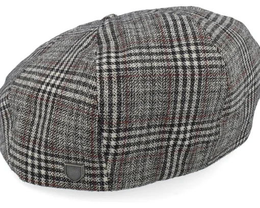 Sale Brixton Brood Khaki/Brown Plaid Snap Cap -