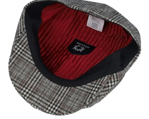 Sale Brixton Brood Khaki/Brown Plaid Snap Cap -