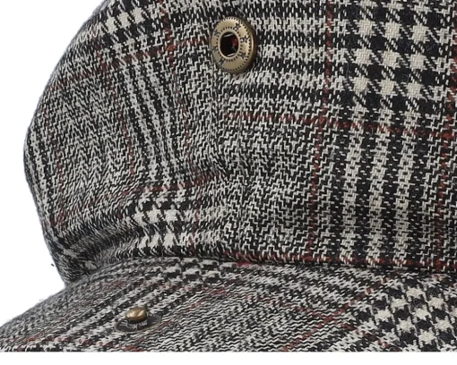 Sale Brixton Brood Khaki/Brown Plaid Snap Cap -
