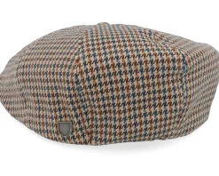 Flat Caps-Brixton Brood Sand/Light Blue Snap Cap -