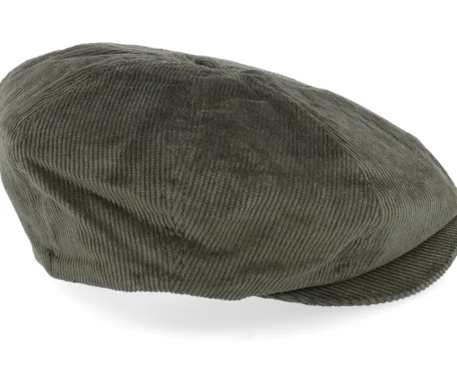 Sale Brixton Brood Snap Cap Moss Green Flat Cap -