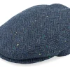 Flat Caps-Jaxon & James Brooklyn Flat Cap Navy Snap Cap -