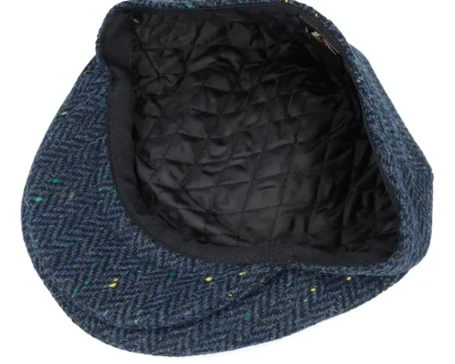 Flat Caps-Jaxon & James Brooklyn Flat Cap Navy Snap Cap -