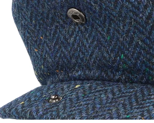 Flat Caps-Jaxon & James Brooklyn Flat Cap Navy Snap Cap -
