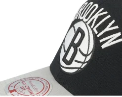 New Mitchell & Ness Brooklyn Nets All In 2.0 Pro Adjustable - Black