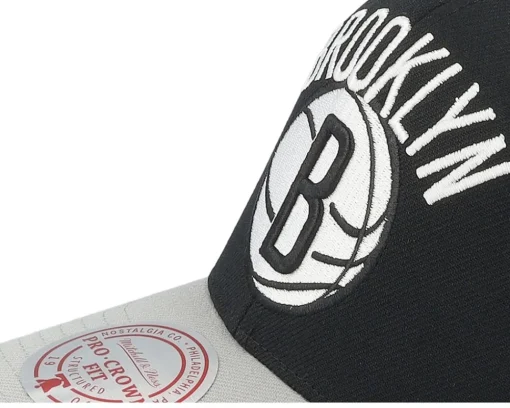 New Mitchell & Ness Brooklyn Nets All In 2.0 Pro Adjustable - Black