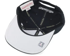 Clearance Mitchell & Ness Brooklyn Nets Big Text 1 Snapback - Black