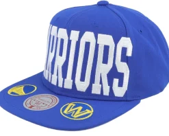 Clearance Mitchell & Ness Brooklyn Nets Big Text 1 Snapback - Black