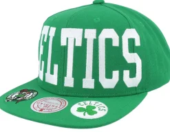 Clearance Mitchell & Ness Brooklyn Nets Big Text 1 Snapback - Black