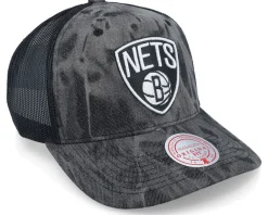 Trucker-Mitchell & Ness Brooklyn Nets Burnt Ends Trucker - Black