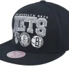 Clearance Mitchell & Ness Brooklyn Nets Champ Stack Black Snapback -