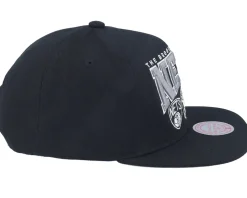 Clearance Mitchell & Ness Brooklyn Nets Champ Stack Black Snapback -