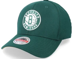 Adjustable-Mitchell & Ness Brooklyn Nets Green/Sand Classic Green Adjustable -
