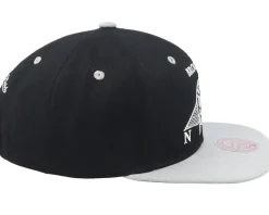 Clearance Mitchell & Ness Brooklyn Nets Monument Black/Grey Snapback -