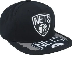 Snapback-Mitchell & Ness Brooklyn Nets Munch Time Snapback - Black