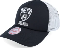 Trucker-Mitchell & Ness Brooklyn Nets Off The Backboard /White Trucker - Black