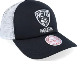 Trucker-Mitchell & Ness Brooklyn Nets Off The Backboard /White Trucker - Black