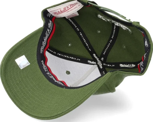 Sale Mitchell & Ness Brooklyn Nets Pack Olive Adjustable -