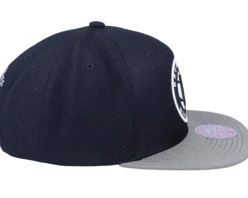 Snapback-Mitchell & Ness Brooklyn Nets Team 2 Tone 2.0 /Grey Snapback - Black