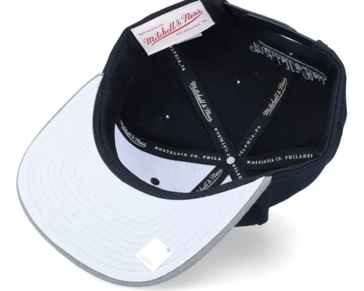 Snapback-Mitchell & Ness Brooklyn Nets Team 2 Tone 2.0 /Grey Snapback - Black