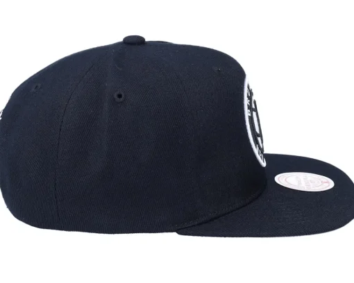 Snapback-Mitchell & Ness Brooklyn Nets Team Ground 2.0 Snapback - Black