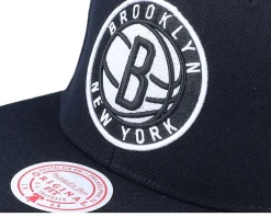 Snapback-Mitchell & Ness Brooklyn Nets Team Ground 2.0 Snapback - Black