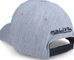 Adjustable-Mitchell & Ness Brooklyn Nets Team Heather Grey Heather Grey Adjustable -