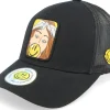 Trucker-Lucid Smile Bubblegum Smile Patch A-framed Trucker - Black
