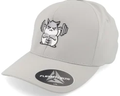 Flexfit-Berzerk Buff Hamster Working Out Delta Silver Flexfit - Grey