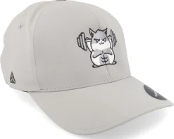 Flexfit-Berzerk Buff Hamster Working Out Delta Silver Flexfit - Grey