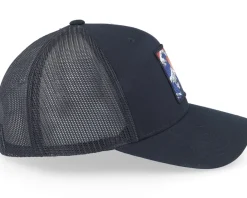 Trucker-Looney Tunes Bugs Bunny And The Wave Black Trucker -