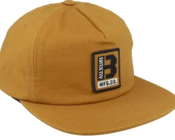 Clearance Brixton Builders Gold Snapback - Beige