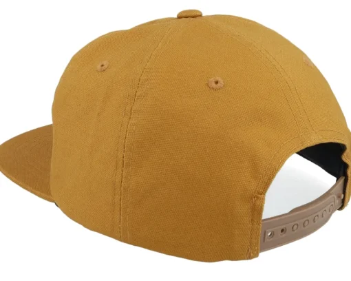 Clearance Brixton Builders Gold Snapback - Beige