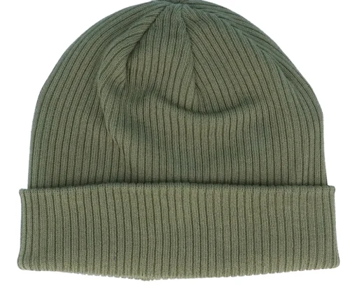 Cuff Beanies-Beechfield Burgundy Organic Cotton Cuff - Red