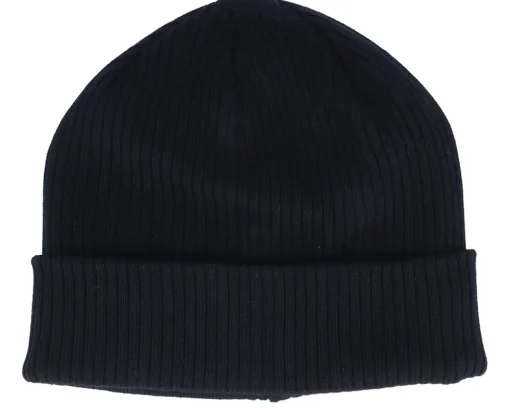 Cuff Beanies-Beechfield Burgundy Organic Cotton Cuff - Red