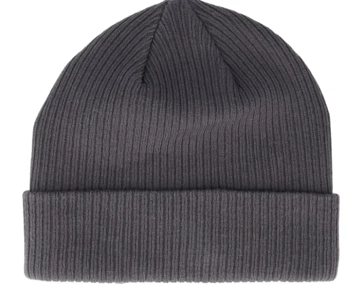 Cuff Beanies-Beechfield Burgundy Organic Cotton Cuff - Red