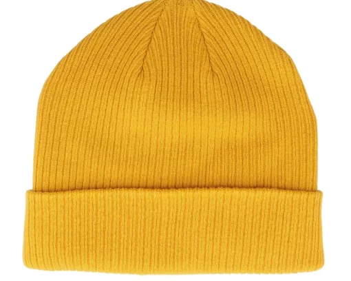 Cuff Beanies-Beechfield Burgundy Organic Cotton Cuff - Red