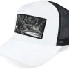 Velvet Caps-Public Domain Cabriolet Party /Black Velvet Trucker - White