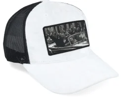 Velvet Caps-Public Domain Cabriolet Party /Black Velvet Trucker - White