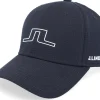 Online J.Lindeberg Caden Golf Cap Black Adjustable -