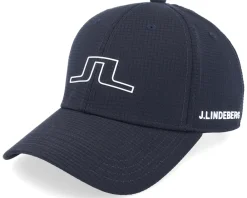 Online J.Lindeberg Caden Golf Cap Black Adjustable -