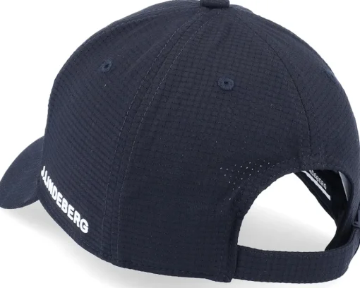 Online J.Lindeberg Caden Golf Cap Black Adjustable -