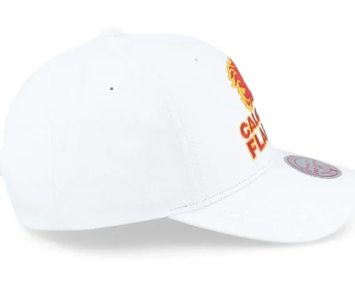 Adjustable-Mitchell & Ness Calgary Flames All In Pro Adjustable - White