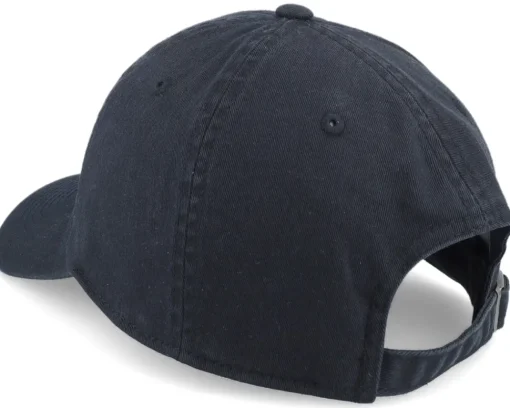 Dad Cap-American Needle California Ballpark Patch Black Dad Cap -
