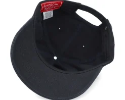 Dad Cap-American Needle California Ballpark Patch Black Dad Cap -